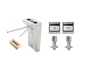 iKey 007 Турникет ZKTeco TS1000M Pro с терминалами ZKTeco Eface 10 на 500 человек + программное обеспечение