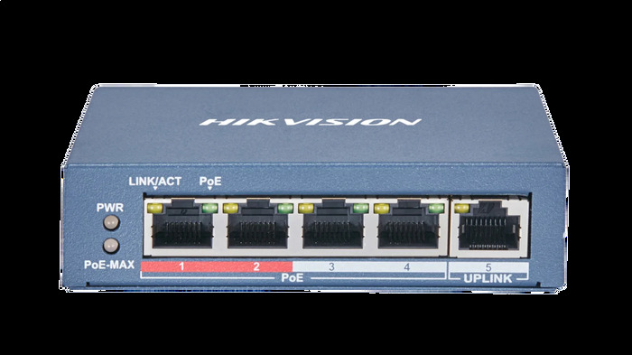 DS-3E0105P-E(B) Неуправляемый коммутатор HikVision