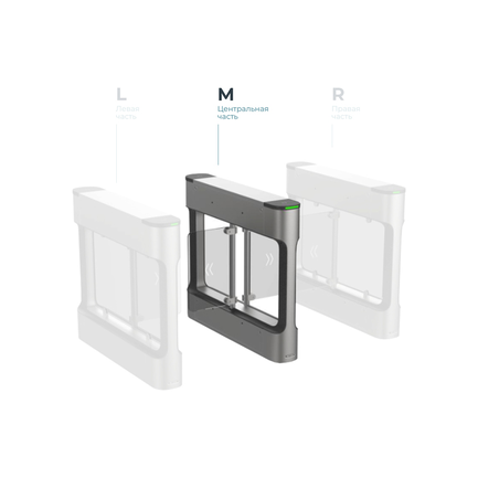 DS-K3B411BX-M/M Pg-Dp 65 Распашной турникет HikVision