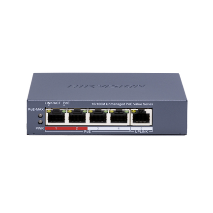 DS-3E0105P-E/M(C) Неуправляемый коммутатор HikVision