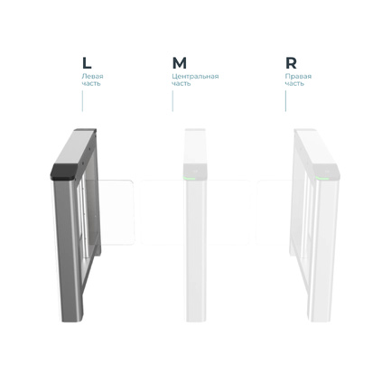 DS-K3B220LX-L Распашной турникет HikVision