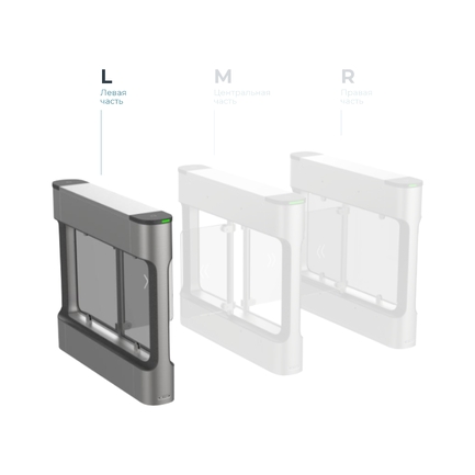 DS-K3B411BX-L/M Pg-Dp 65 Распашной турникет HikVision