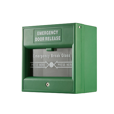 DS-K7PEB (зеленая) Аварийная кнопка выхода HikVision