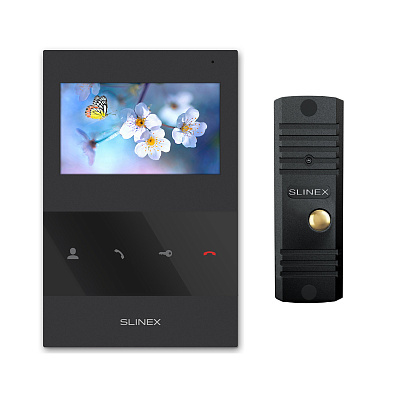 KIT SQ-04 черный ML-16HR черный Комплект видеодомофона Slinex